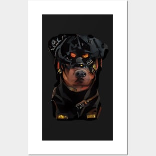 Rottweiler Steampunk Posters and Art